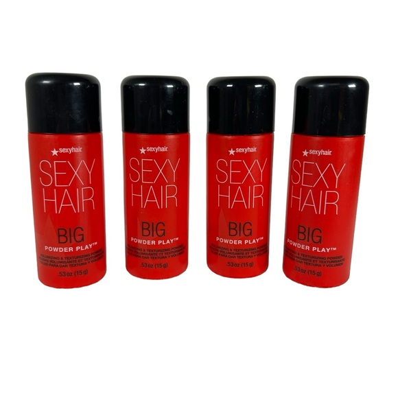 NEW Lot of 4 Sexy Hair BIG POWDER PLAY Volumizing & Texturing Powder 0.53 Oz - Picture 1 of 3